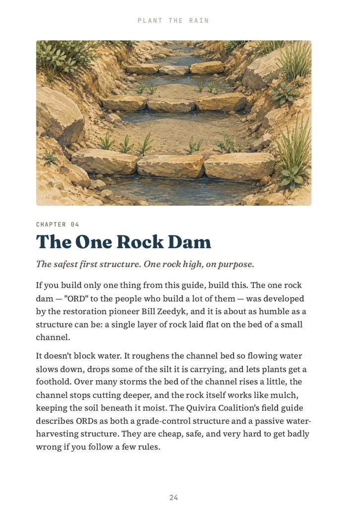 Book page: Chapter 4, The One Rock Dam